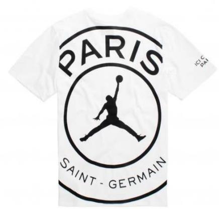 【L】 PSG JORDAN X NIKE LOGO ナイキ Tシャツ パリサンジェルマン ジョーダン AJ tee white 白 ホワイト 新品未使用