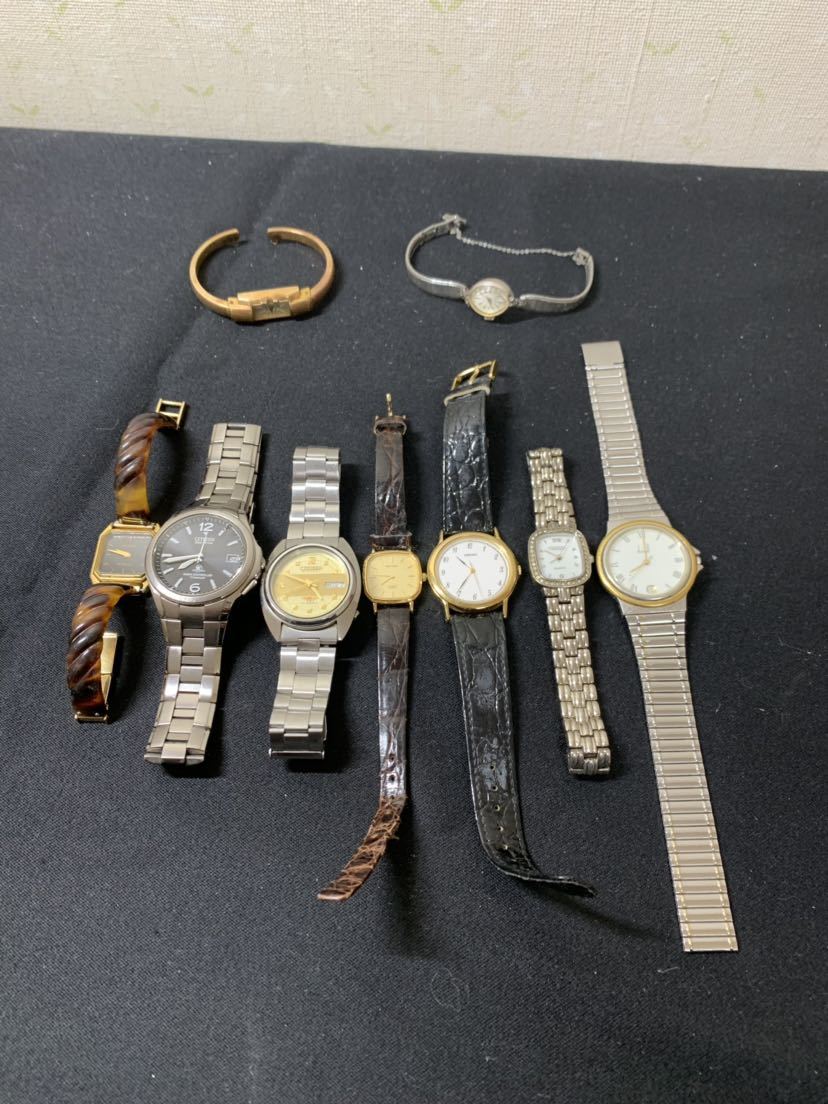 腕時計　まとめ売りSEIKO WALTHAM CITIZEN dunhill等 ☆腕時計 SEIKO CITIZEN EXCEED DUNHILL WALTHAM等含む 計9点 ジャンク