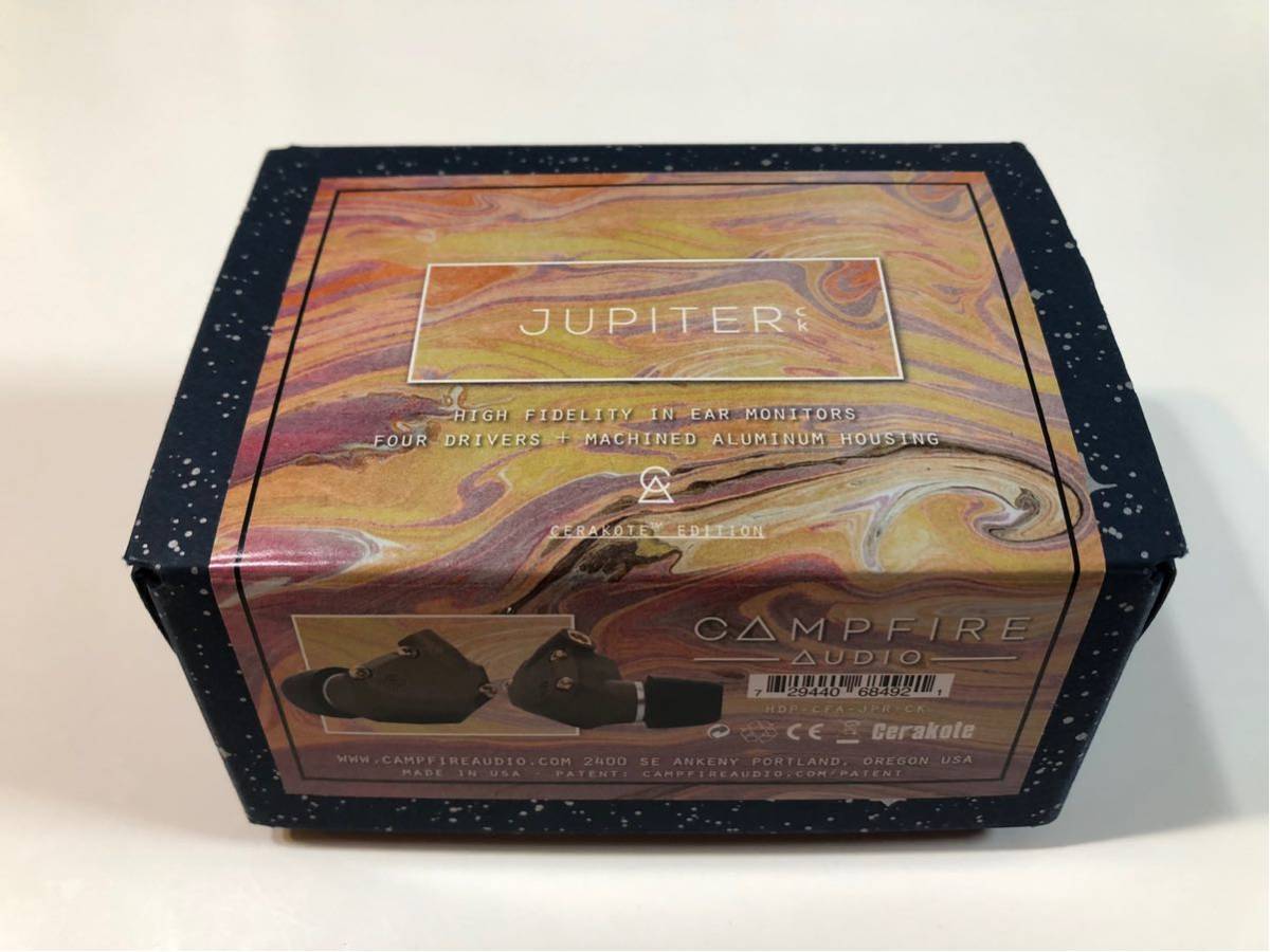 保証書有 Campfire Audio Jupiter CK CAM-4921 4BA 4ドライバ イヤホン 