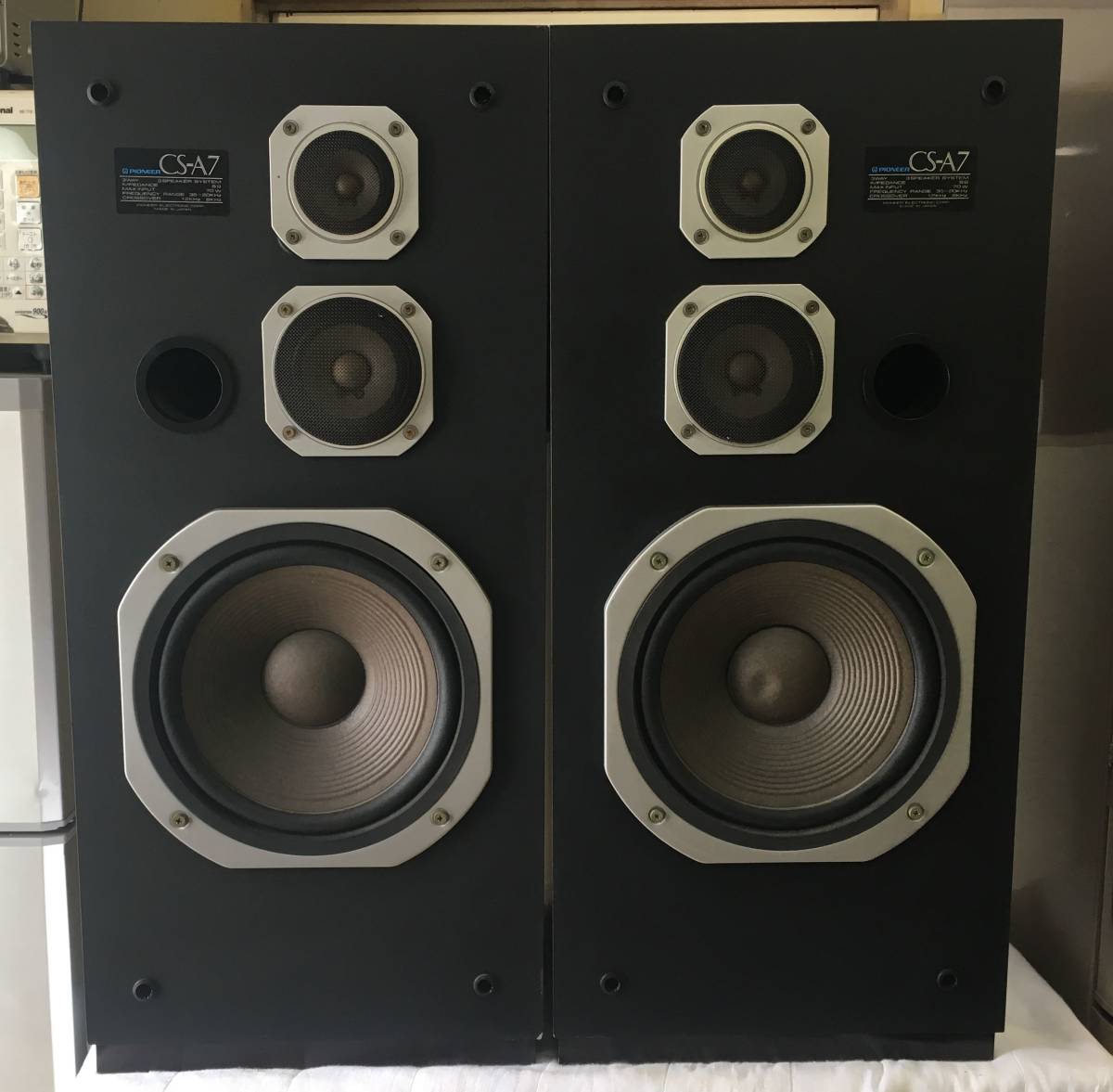 CS-A7 パイオニア スピーカー PIONEER ペア Pioneer 3WAY 音出し確認OK