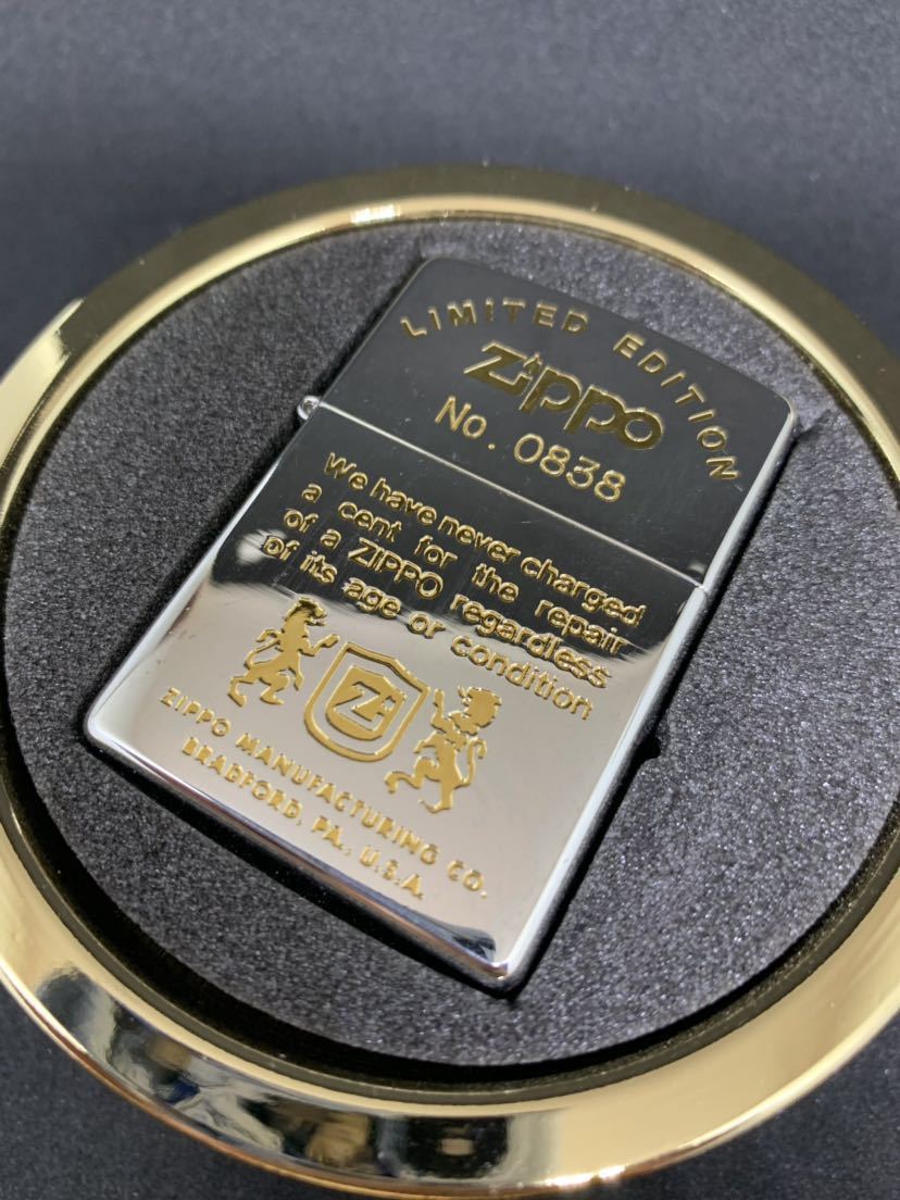  zippo limited edition No.0838 灰皿付き(Zippo)｜売買されたオークション情報、yahooの商品情報をアーカイブ公開 - オークファン Zippo
