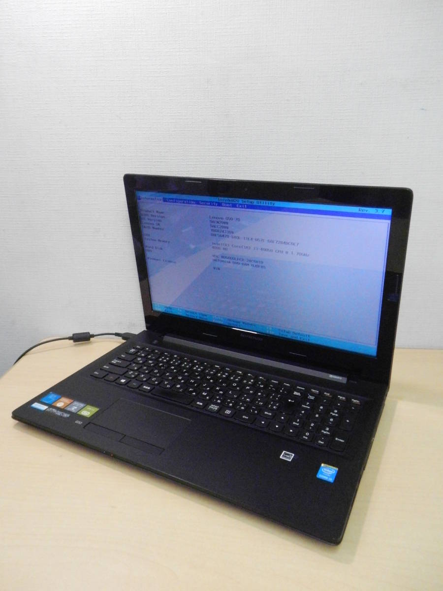 Ⅹ Lenovo G50-70 Core i3 16GB ストレージ無 Lenovo G50-70 | i3 Core 4th Gen - Intel Notebook (Core Laptop 15.6
