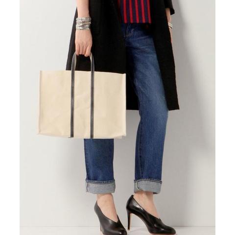 TEMBEA PLAY TOTE MEDIUM TMB-1547A NATURAL / BLACK テンベア プレイ 
