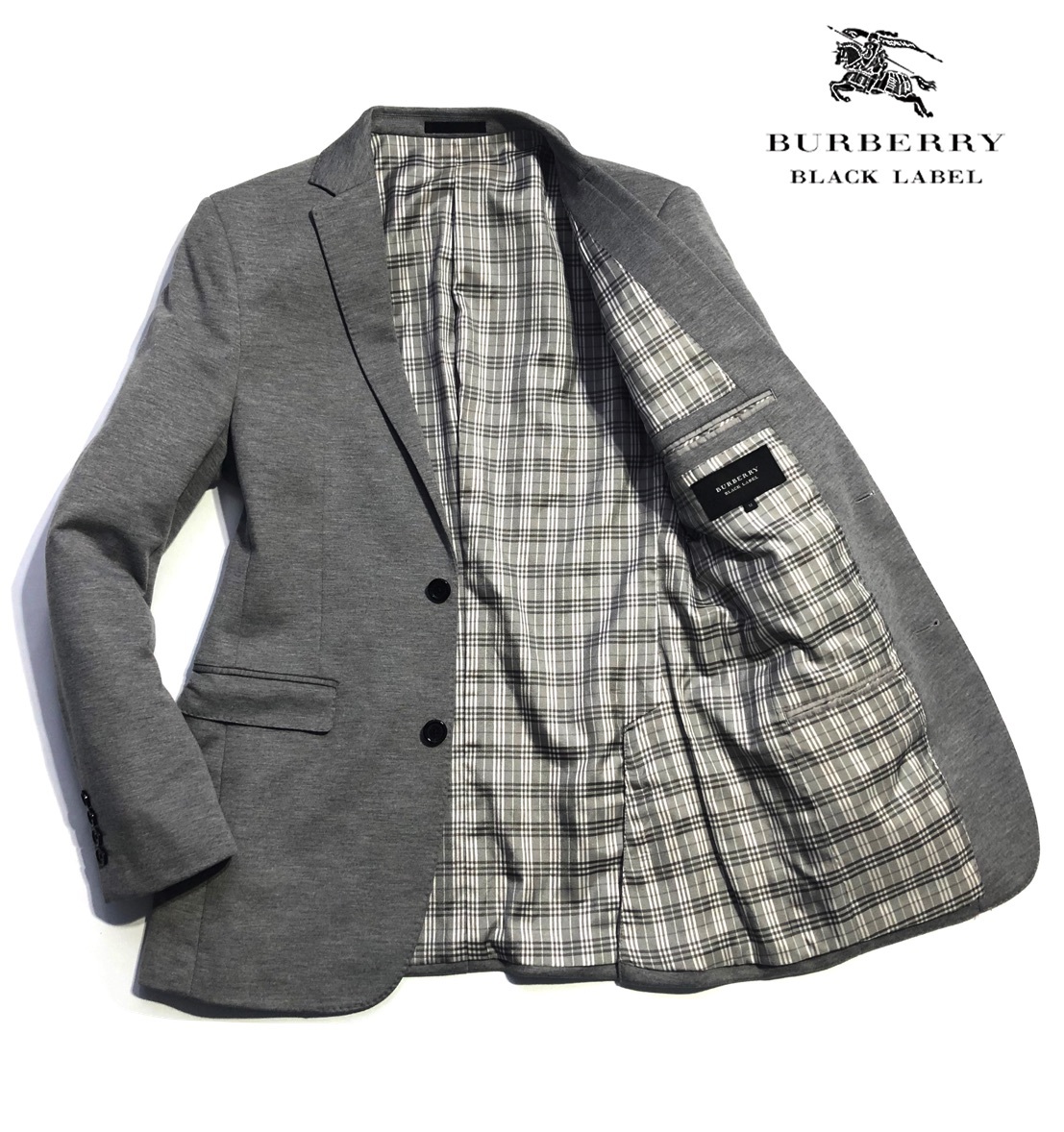 【正規品，定番】 極 バーバリーブラックレーベル 2B テーラードジャケット M カットジャケット ノバチェック 美シルエット BURBERRY BLACK LABEL(ジャケット、上着)｜売買されたオークション情報、yahooの商品情報 男性用