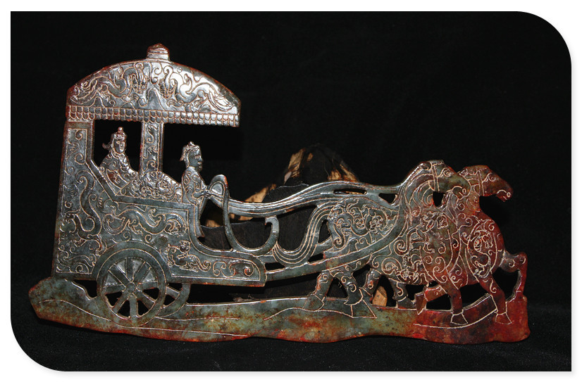 細密彫 置物 古賞物 -和田玉の中古品・新品・未使用品一覧