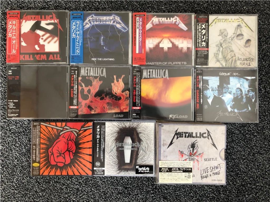 CD メタリカ Metallica METALLICA llica box リ 11タイトル＋4 リ