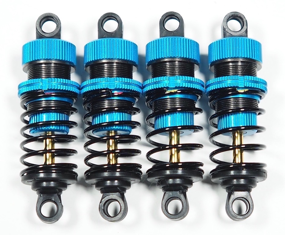 【中古】タミヤ TRFショートダンパー、チタンコートピストンロッド搭載