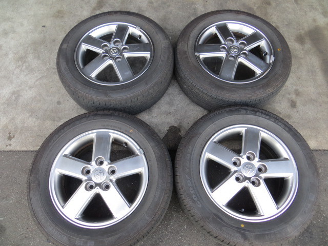 187-25 トヨタ純正 アルミホイール＆ラジアルタイヤ 195/65R15 2018年