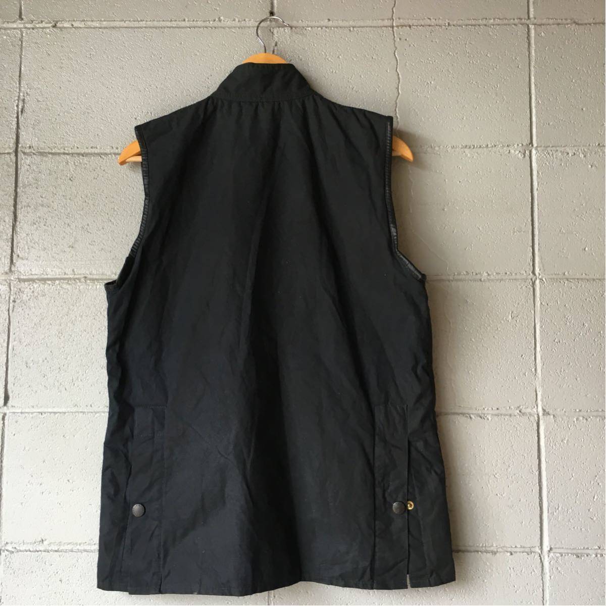 90s イングランド製 Barbour バブアー ハンティングベスト 刺繍