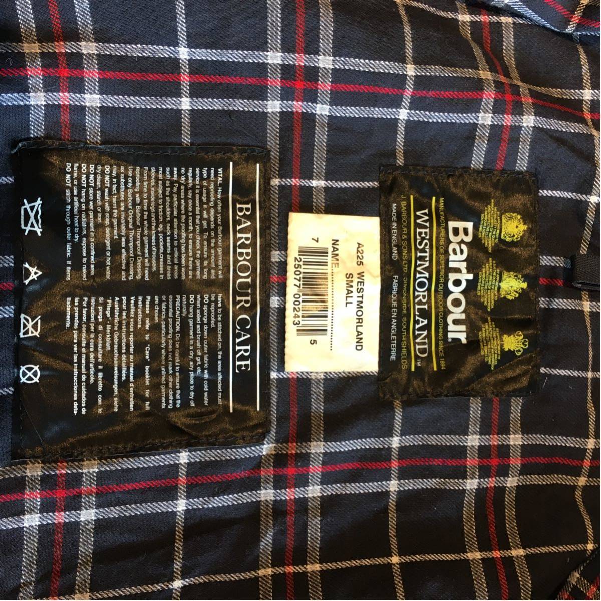 90s イングランド製 Barbour バブアー ハンティングベスト 刺繍