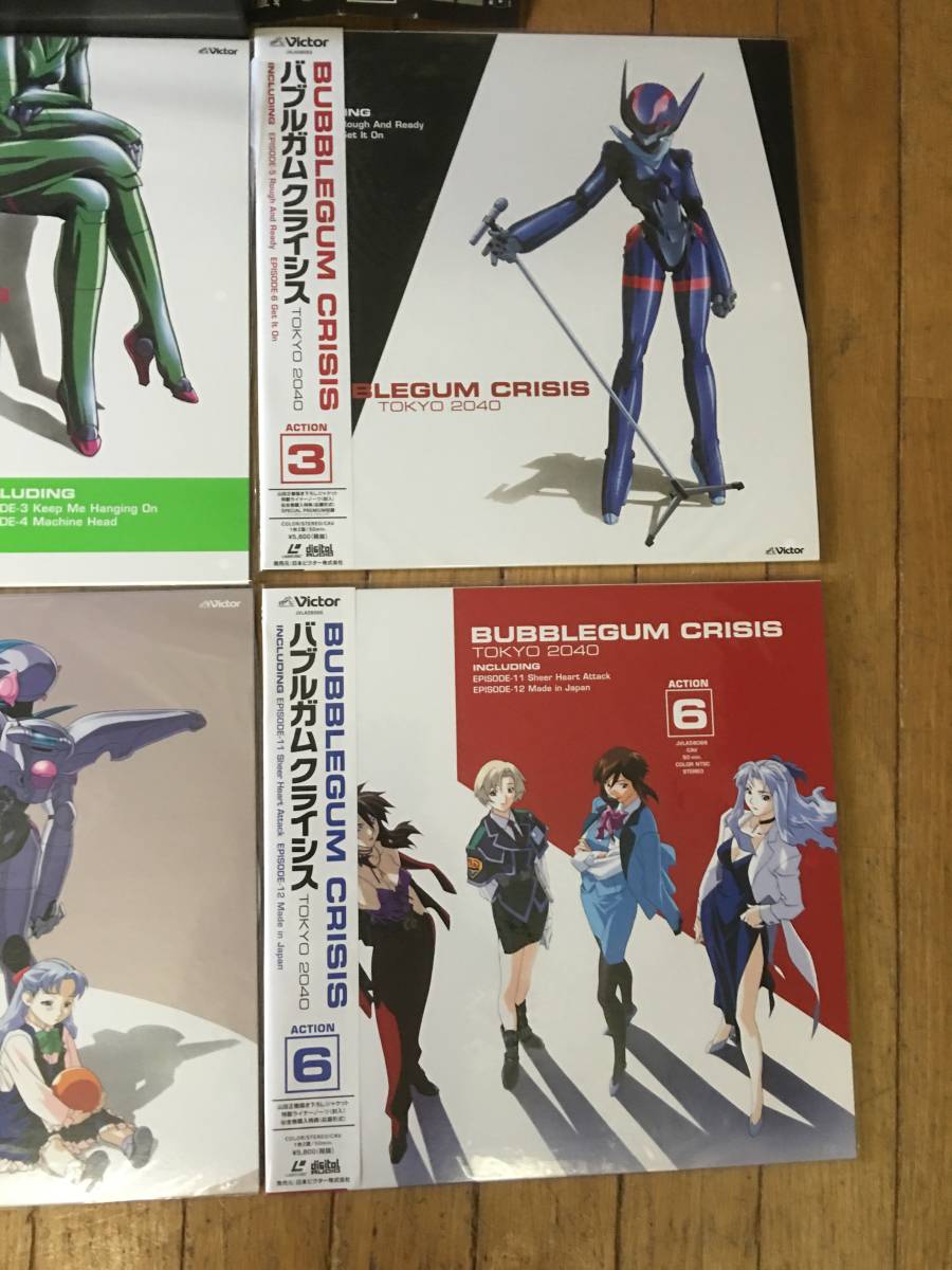バブルガム・クライシス BUBBLEGUM CRISIS TOKYO2040 1-6巻 LD レーザ