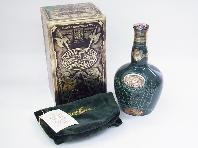 21年 ロイヤルサルート ROYAL 緑 SALUTE ウイスキー スコッチ