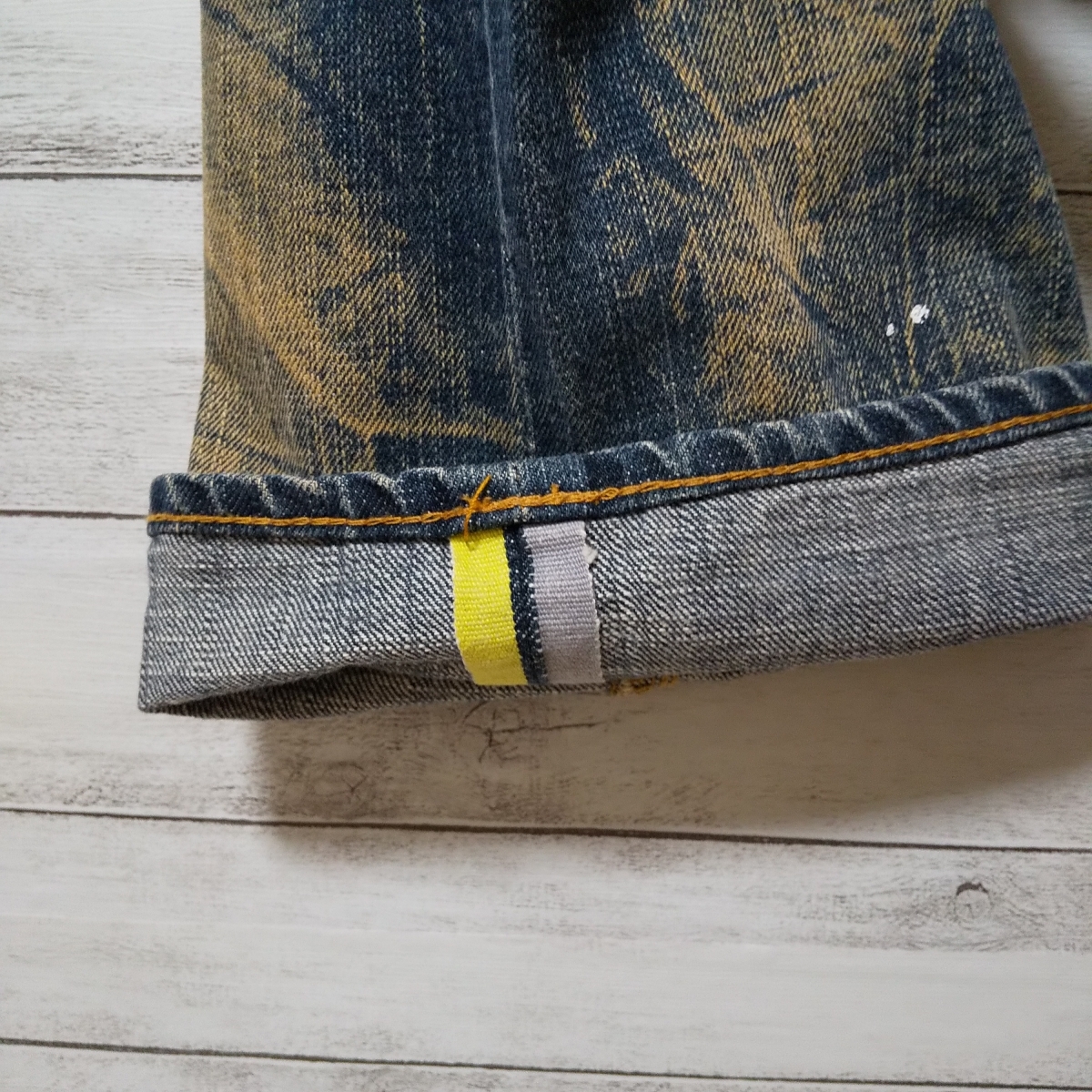 SWAGGER スワッガー クラシック プライドデニム w30 ペイント加工 