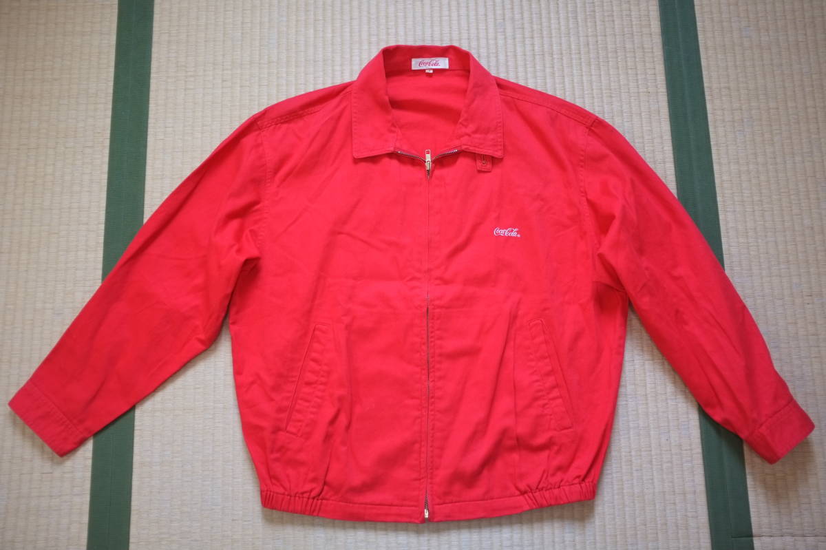 【人気定番，送料無料】 Coca-Cola スイングトップ 赤 日本製 size 4 used(XLサイズ以上)｜売買されたオークション情報、yahooの商品情報をアーカイブ公開 - オークファン ジャンパー、ブルゾン一般