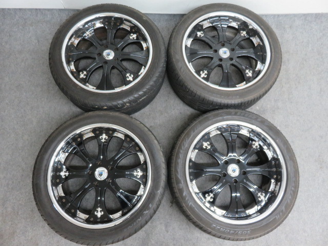 車のパーツ ASANTI VF601 W463 ゲレンデ 285/45R22 山8mm 室内保管