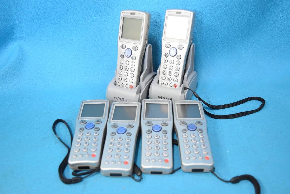 KEYENCE/キーエンス　超小型バーコードハンディターミナル 6台セット 【BT-500】　◆K-217(0726)◆