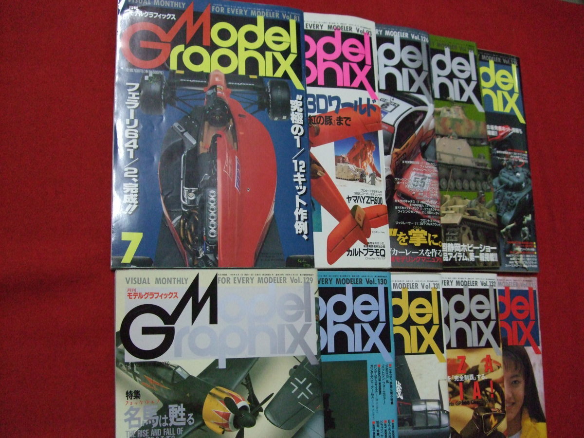 新品，大人気 JH/L/月刊モデルグラフィックス 不揃い10冊 Vol.81 135/大日本絵画/1991年7月 1996年2月/模型 プラモデル 宮崎駿/傷みあり(模型、プラモデル、ラジコン)｜売買されたオークション情報、yahooの商品情 模型、プラモデル、ラジコン