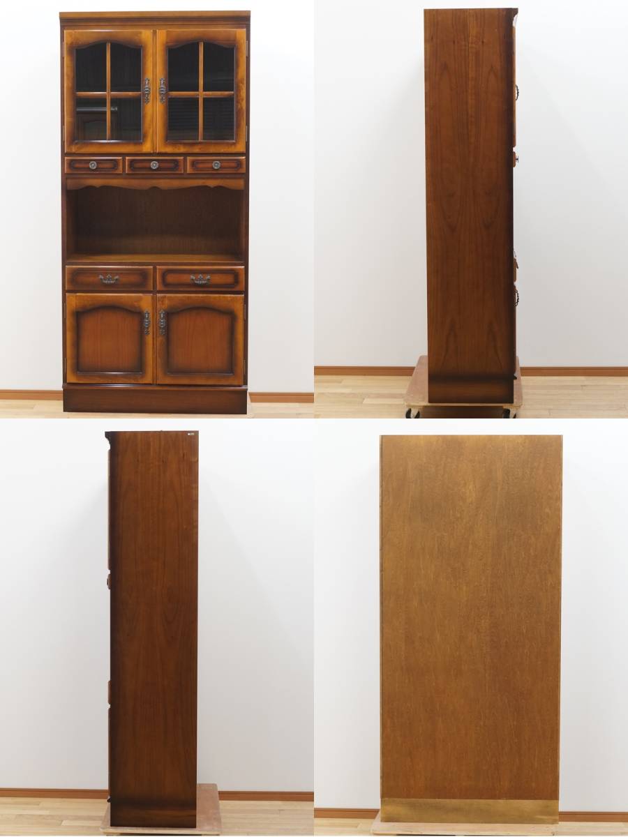 karimoku/カリモク】コロニアル 食器棚 カップボード 家具 約幅89cm