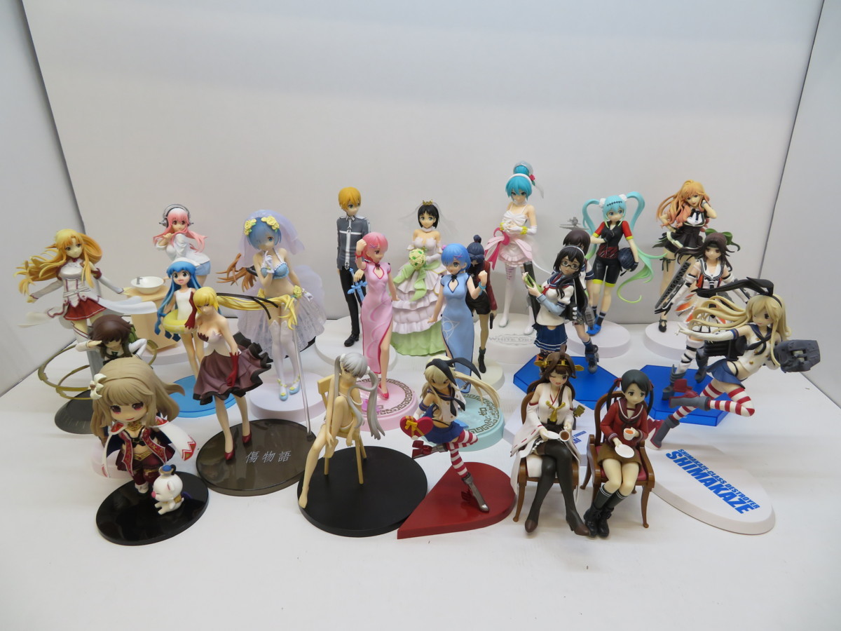 艦これ ソードアートオンライン 他 美少女フィギュア 24体 まとめ売り