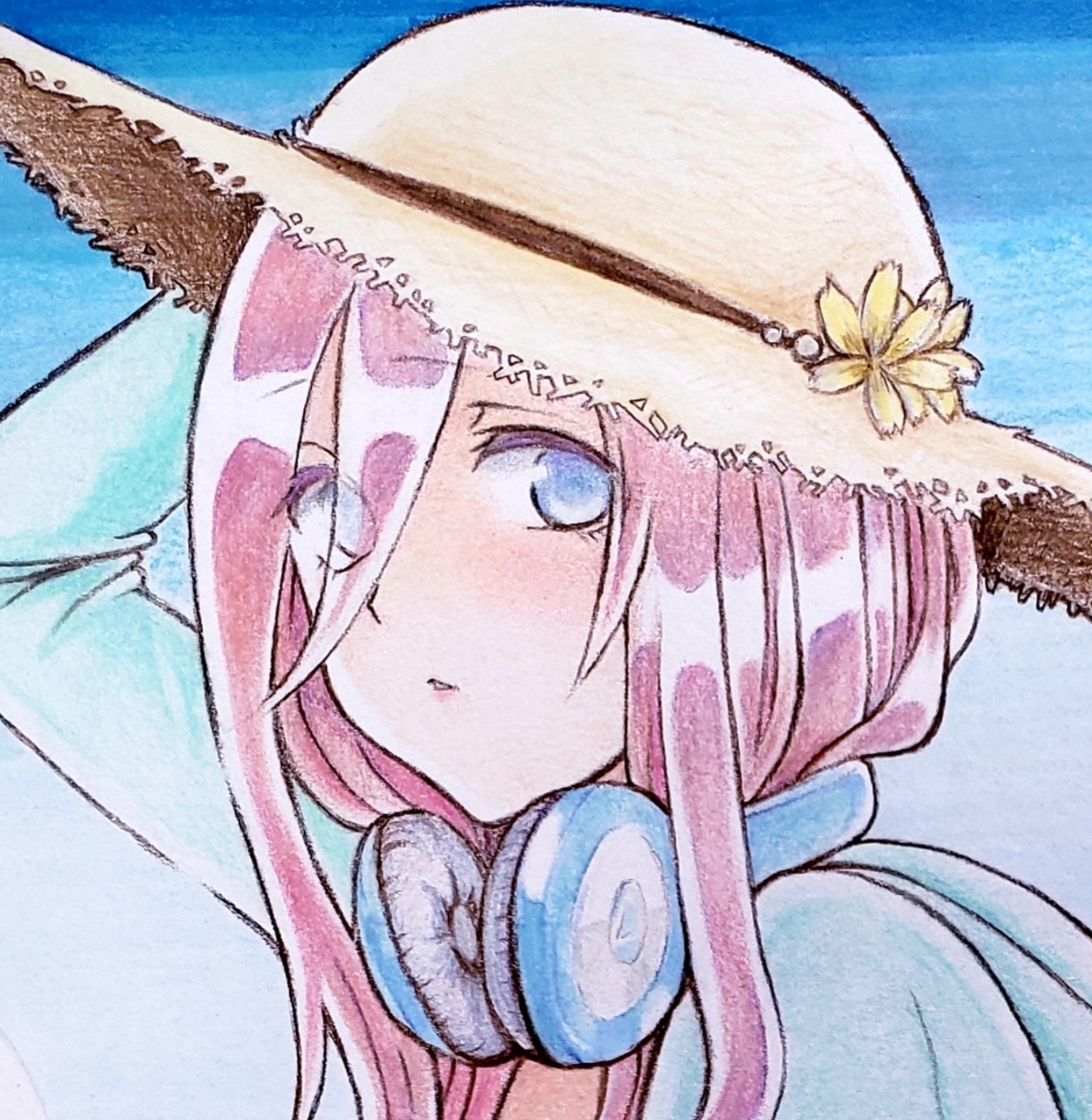 大人気 五等分の花嫁 手描きイラスト アート 写真