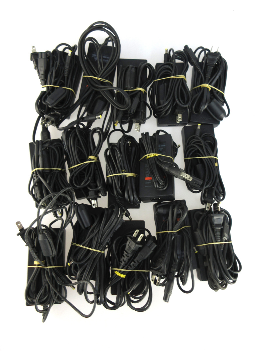 【中古・ジャンク品】PS2専用 ACアダプター 15個セット【状態・動作未確認】，， 【1163】