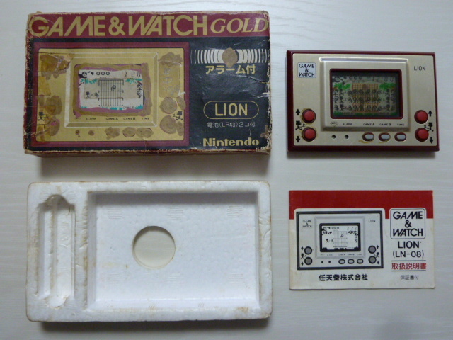 美品】任天堂ゲームウォッチ ライオン 箱説付☆Nintendo GAME&WATCH