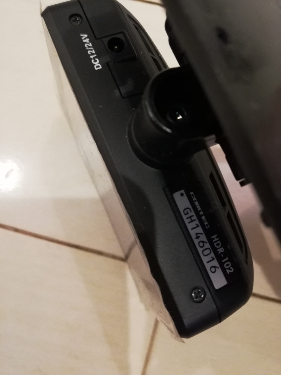 コムテックCOMTEC HDR-102 used　ドライブレコーダー 