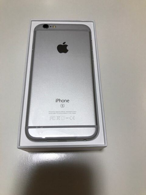 【新品 】 iPhone 6s シルバー SIMフリー（ワイモバイル SIMロック解除） 白ロム _5