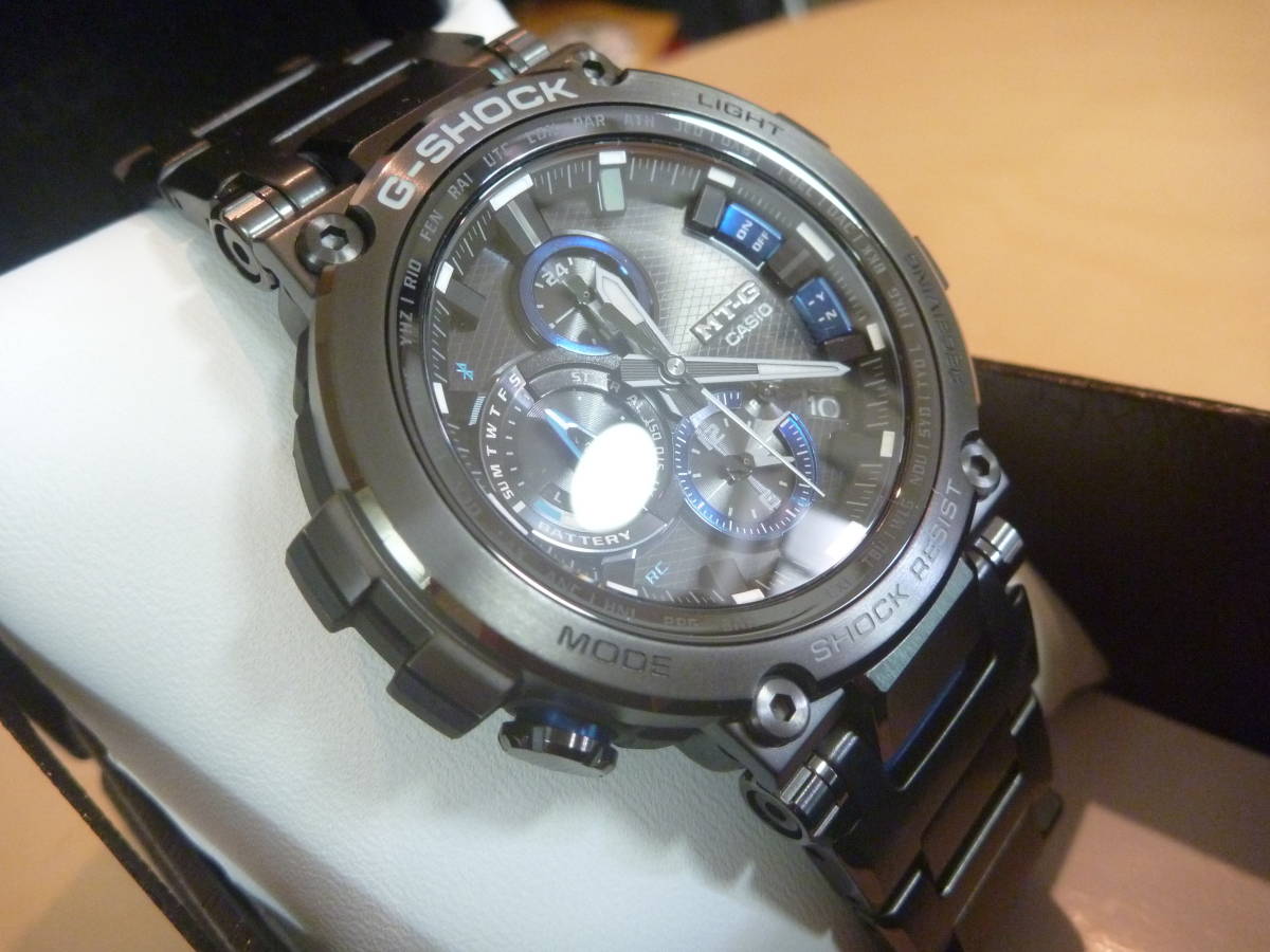 ★即決!CASIO カシオ G-SHOCK MTG-G1000BD-1AJF 未使用展示品 Gショック GPSハイブリッド電波ソーラー★