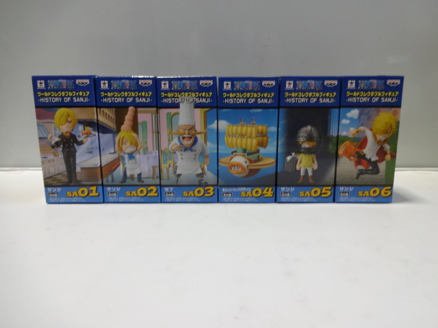 ワンピース　ワールドコレクタブルフィギュア　HISTORY of SANJI 全6種