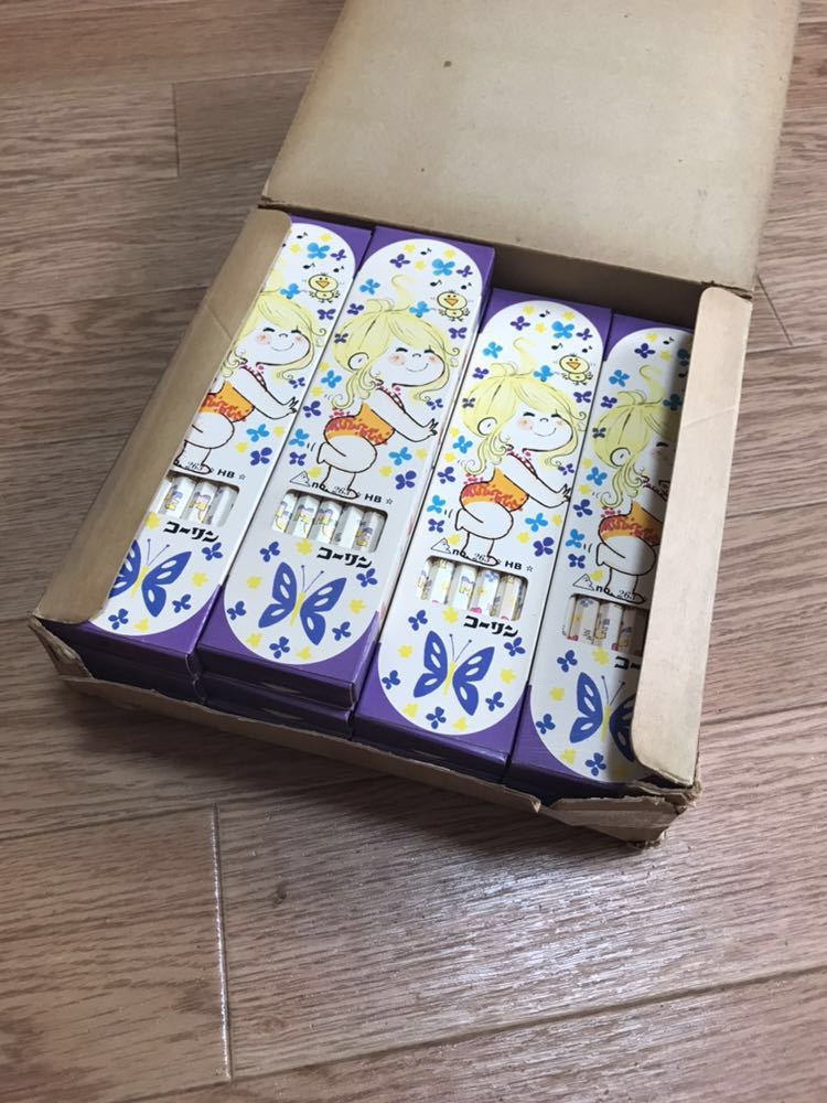  昭和レトロ 当時物 コーリン鉛筆 水森亜土 263-HB 10ダースセット 紫(筆記用具)｜売買されたオークション情報、yahooの商品情報をアーカイブ公開 - オークファン 筆記用具