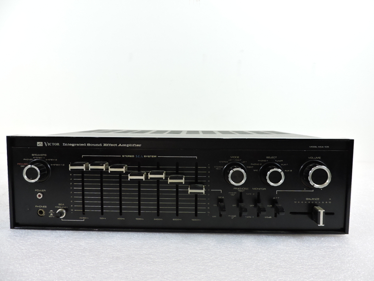Victor MCA-105 完動品プリメインアンプ 1970年製 【名機】 JA-S31