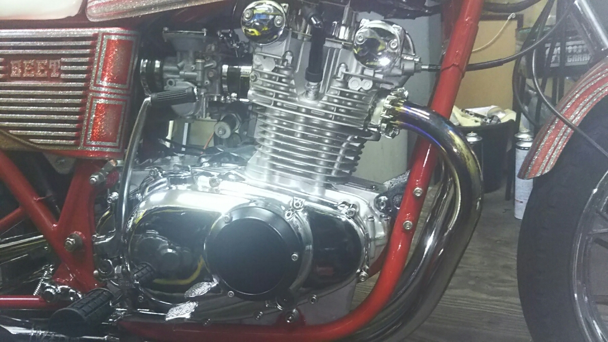 GS400 | 実働外し スズキ GS400改 GS400:キャブレターセッティング 