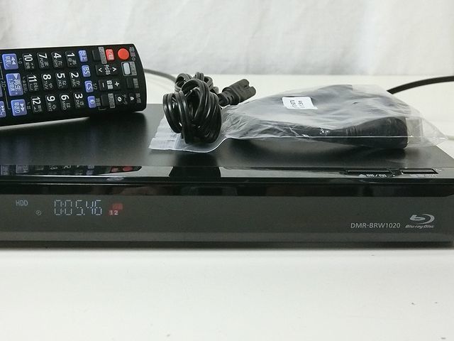 17年製☆Panasonic☆DMR-BRW1020 Wi-Fi・外付けHDD・2番組同時録画・15