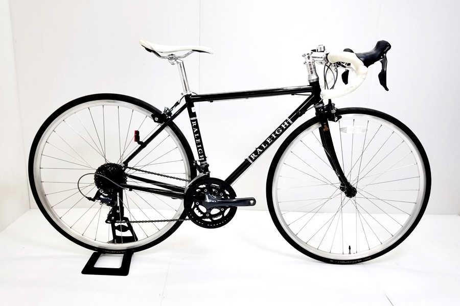 格安，本物保証 徳山 ラレー RALEIGH CRA 2018年頃モデル クロモリ ロードバイク 450サイズ SORA 9速 ブラック(440mm～)｜売買されたオークション情報、yahooの商品情報をアーカイブ公開 - オークファン 440mm～