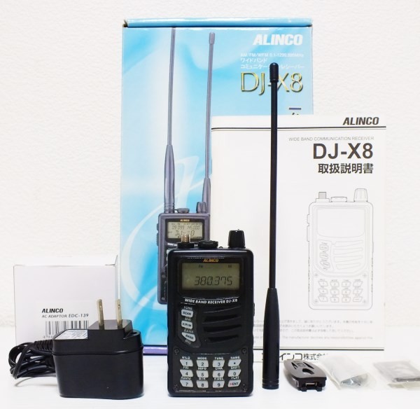 ALINCO　DJ-X8　広帯域受信機　フルカバー受信改造済　_2