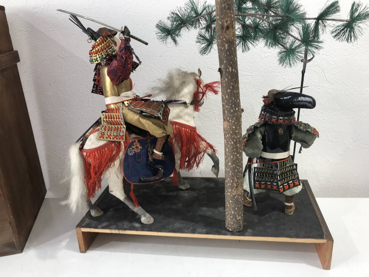 ☆【とても古い五月人形・希少骨董品・アンティークインテリア・和風 