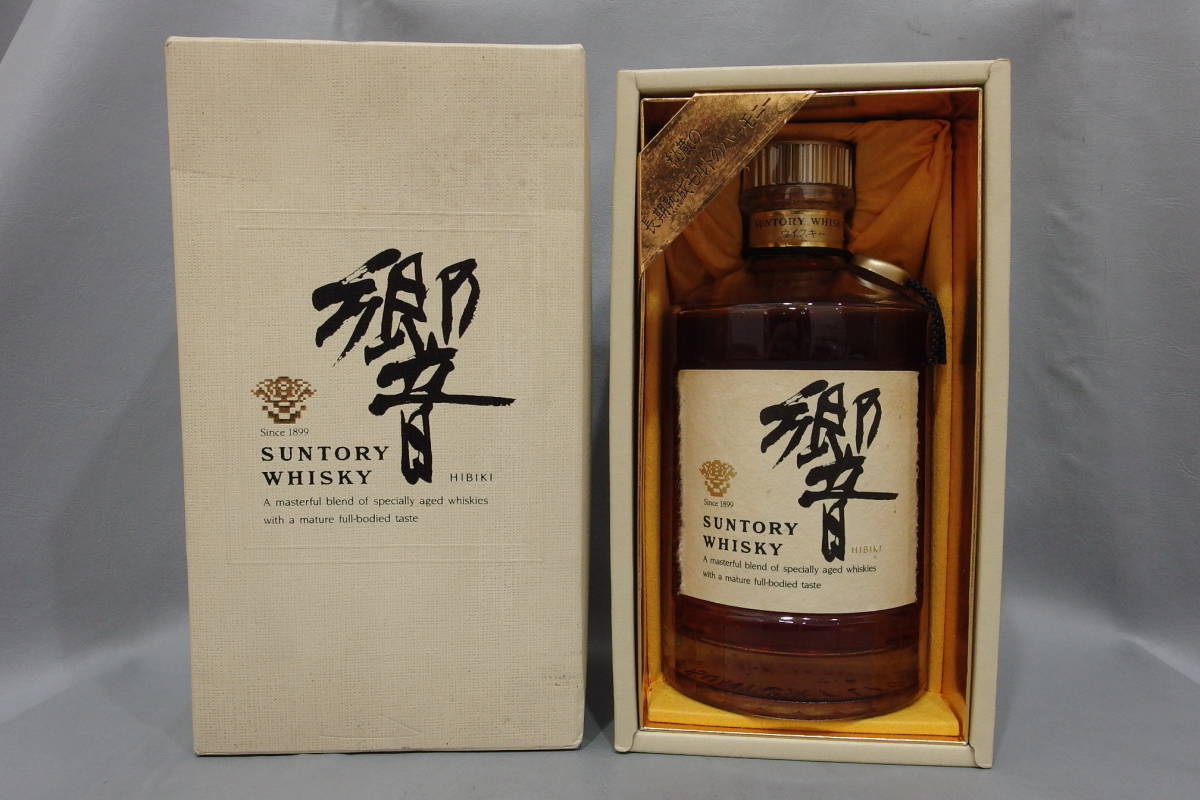 サントリー 700ml 響 : ジャパニーズ ブレンデッド 箱付 43% 21年 