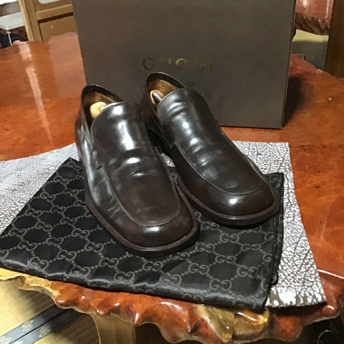 Gucci グッチ メンズシューズ ローファー イタリア製 送料無料