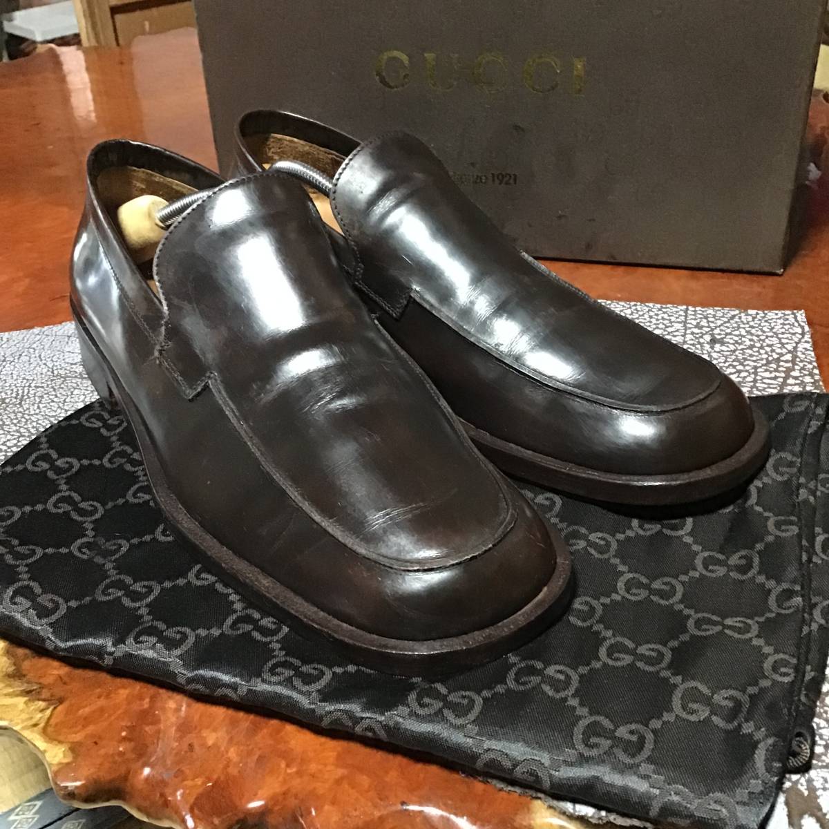 Gucci グッチ メンズシューズ ローファー イタリア製 送料無料