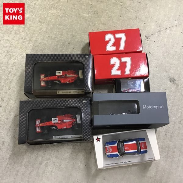 ホットウィールエリートフェラーリF2003-GAミカエルシューマッハ 1:43