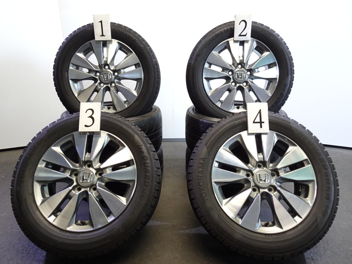 ステップワゴン スパーダ 純正 後期 RG1 16×6J+ アルミホイール タイヤ 