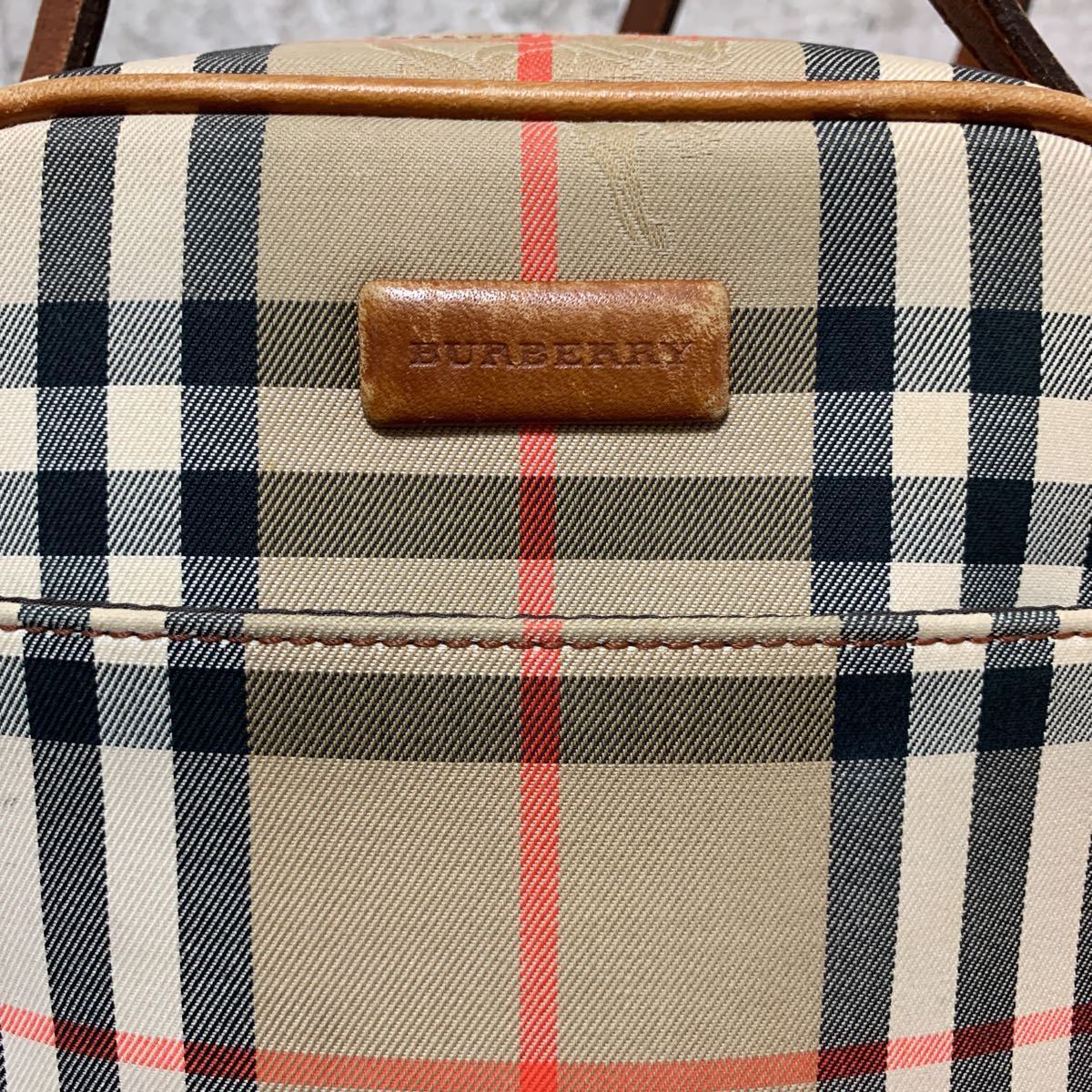 90s Burberry バーバリー ショルダーバッグ Vintage ノバチェック 