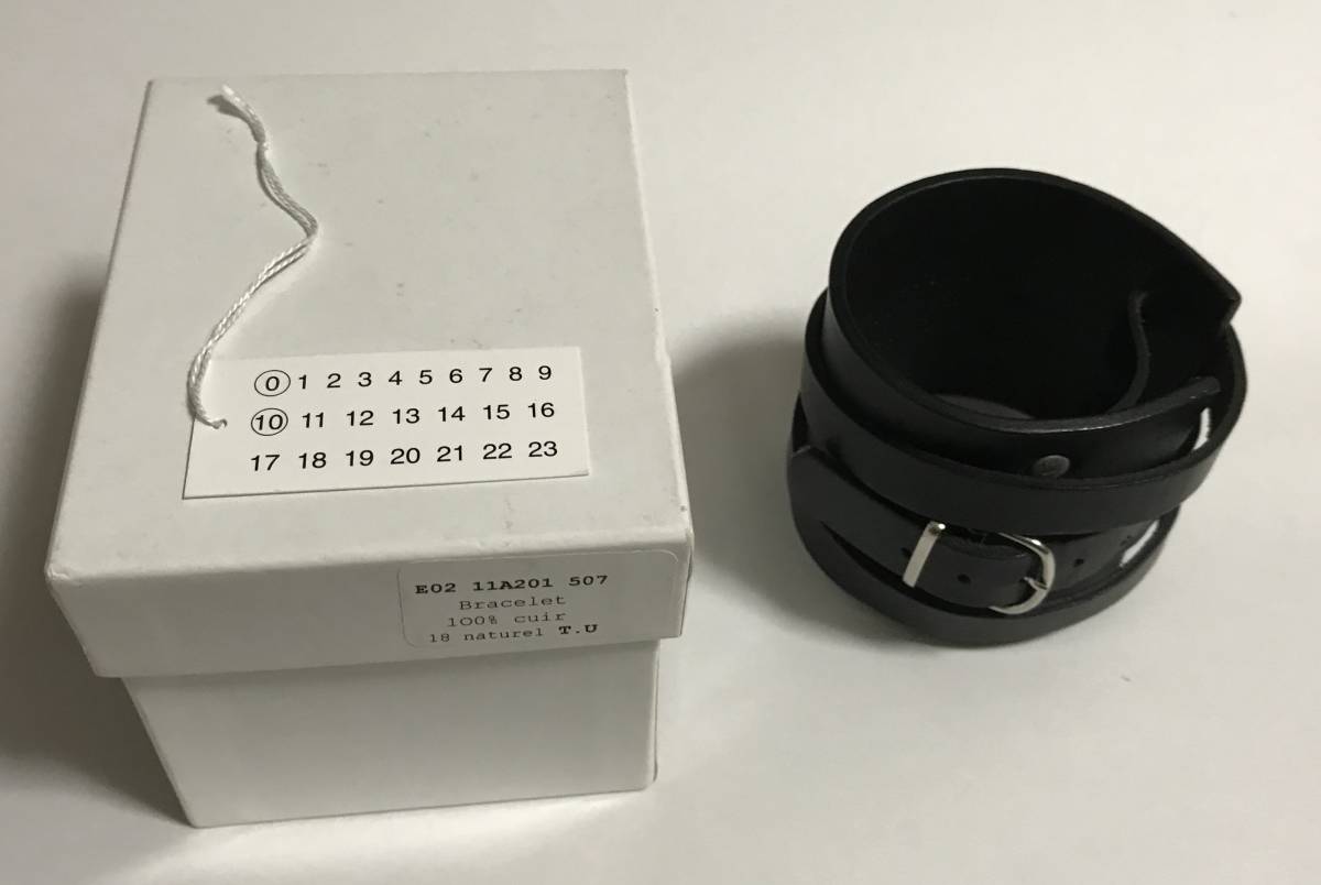 美品 Maison Martin Margiela メゾン マルタン マルジェラ レザー 