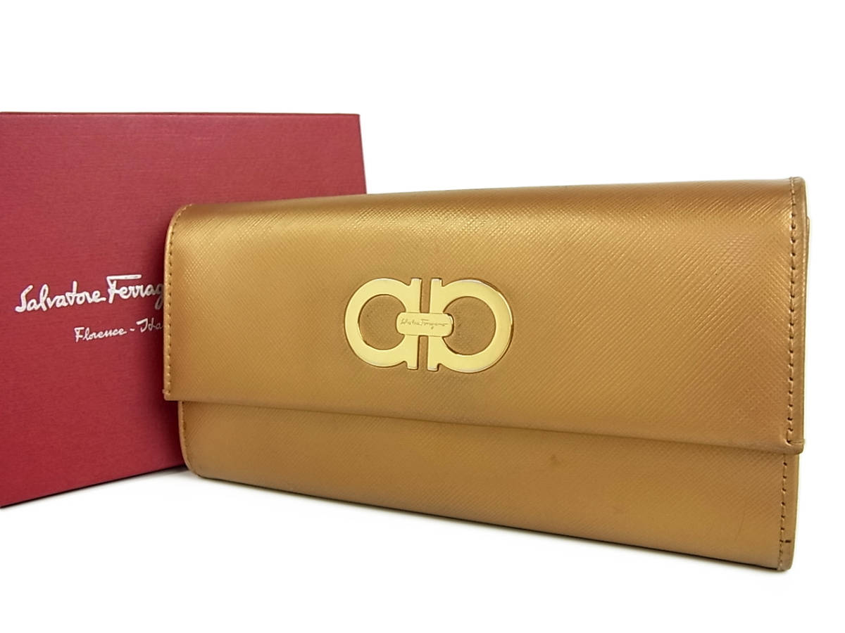Ferragamo フェラガモ 1円 Salvatore ガンチーニ - 1円《 極美品・希少 