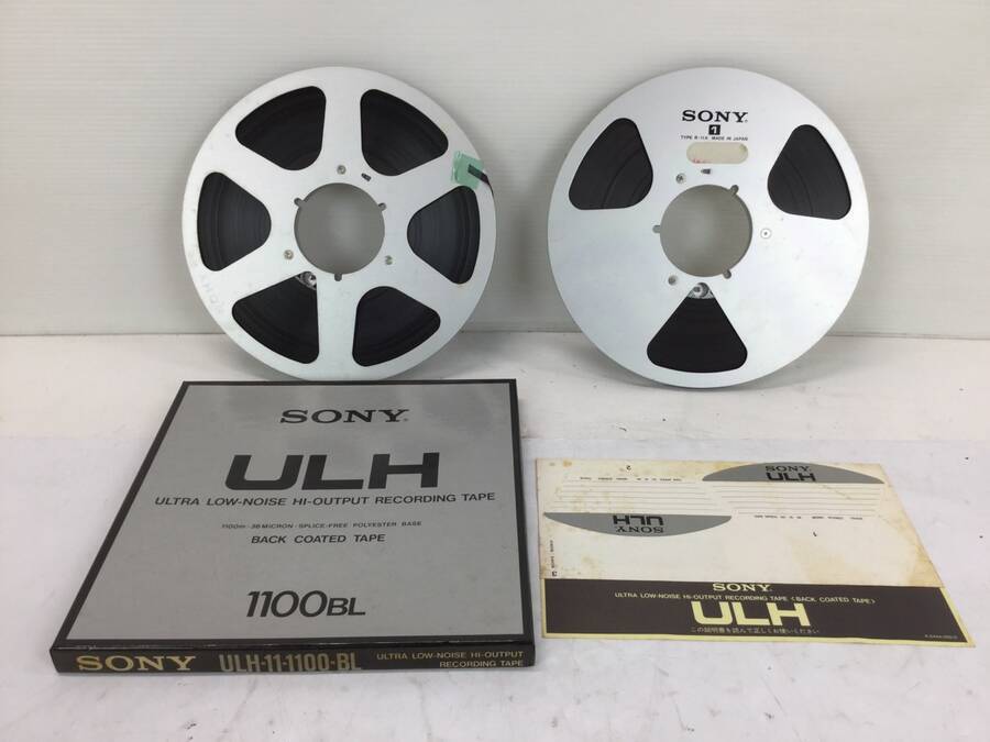 SONY ソニー ULH 10号 オープンリールテープ R-11A ×8本セット（動作 