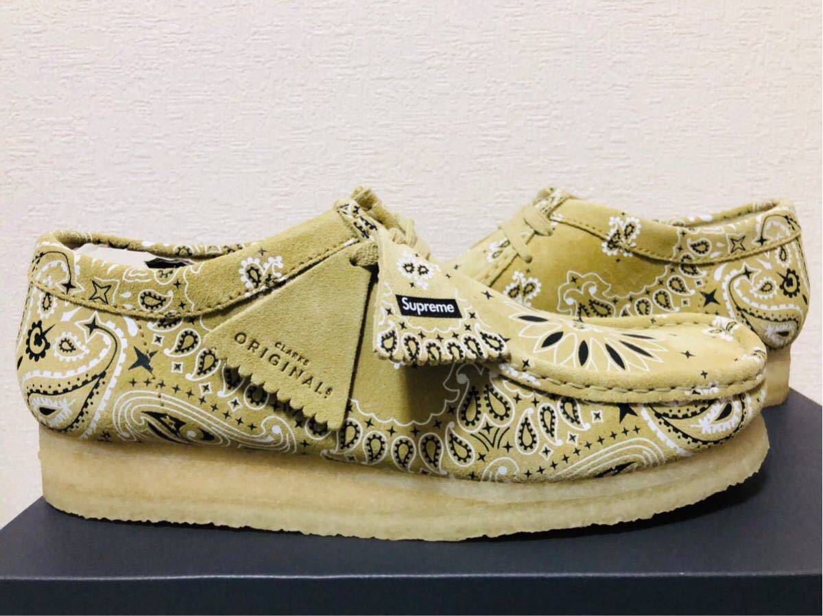シュプリームNYオンライン購入 supreme×Clarks Bandana Wallabee US9.5 