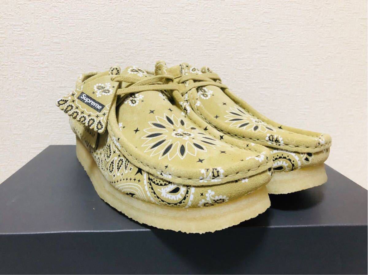 シュプリームNYオンライン購入 supreme×Clarks Bandana Wallabee US9.5 