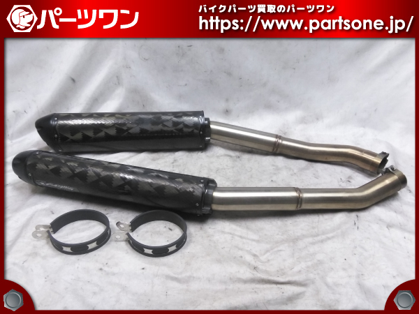 ○中古品○12-18 ZX-14R用 Two Brothers Racing製 M2 ブラックシリーズ
