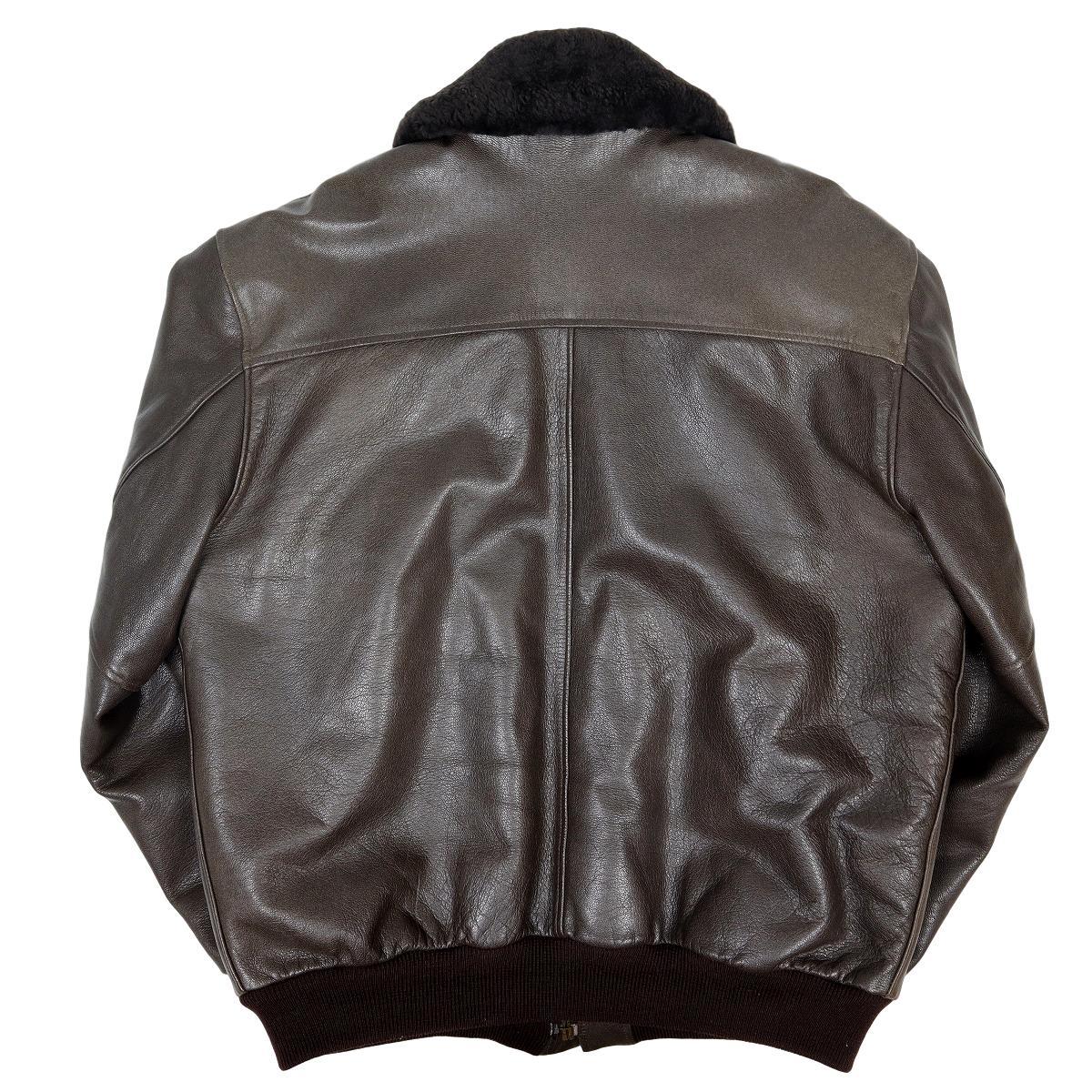 vintage ll bean レザージャケット シングル アメリカ製 80年代